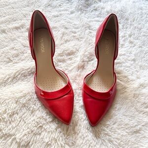 Jenn Ardor Red Kitten Heel Pumps US 7.5